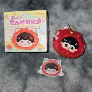 MunMun's Fairytale Bedtime Stories. Little Red Riding Hood Plush Keychain.